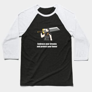 Inspiring Zack Fair Quote final Fantasy 7 Baseball T-Shirt